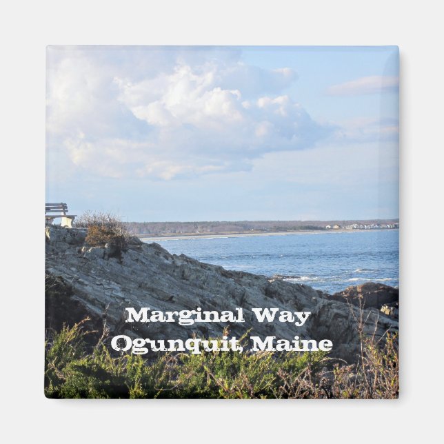 Marginal Way, Ogunexit, Maine Magnet (Framsidan)