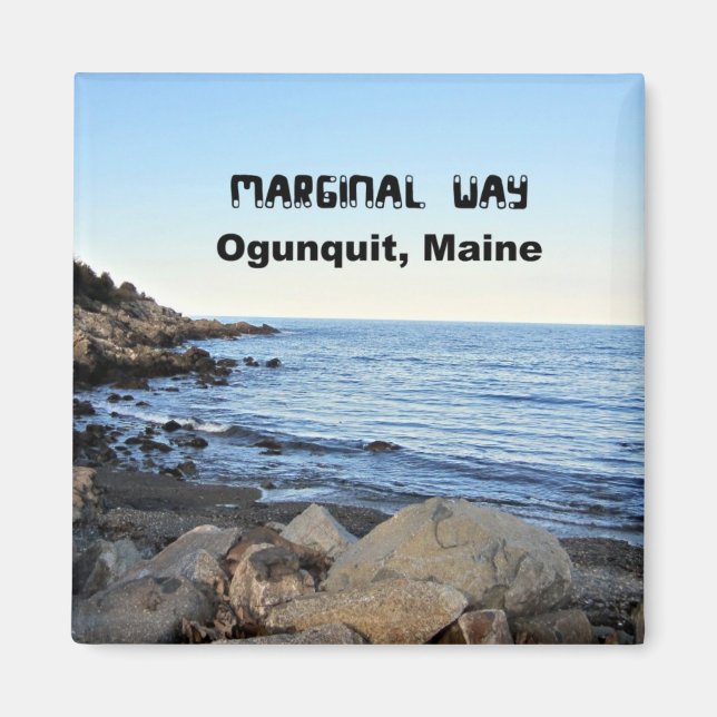 Marginal Way, Ogunexit, Maine Magnet (Framsidan)