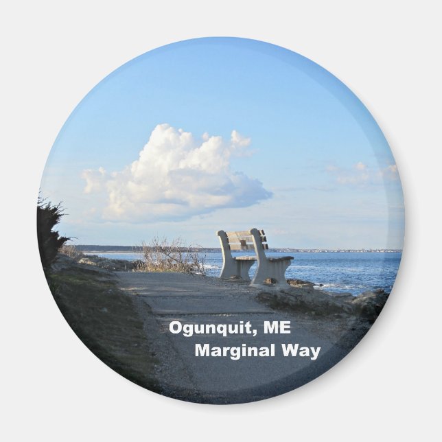 Marginal Way, Ogunexit, Maine Magnet (Framsidan)