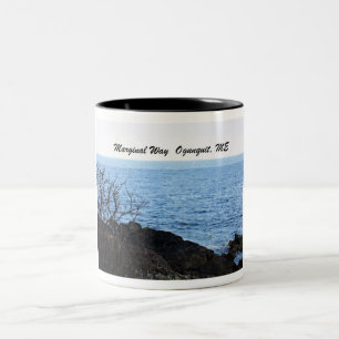 Marginal Way, Ogunexit, Maine Två-Tonad Mugg