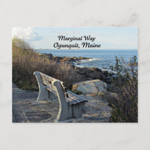 Marginal Way, Ogunexit, Maine Vykort