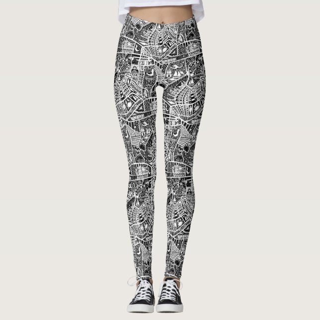 Marginalerost Leggings (Framsida)