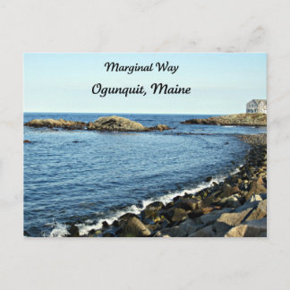 Marginellt långt, Ogunquit, Maine Vykort