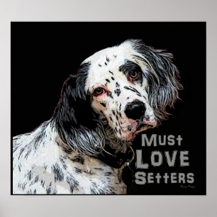 Margo- måste älska Setters Poster