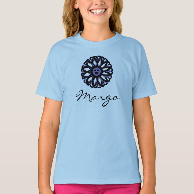 Margo Smiling Flower Shirt T-shirt (Framsida)