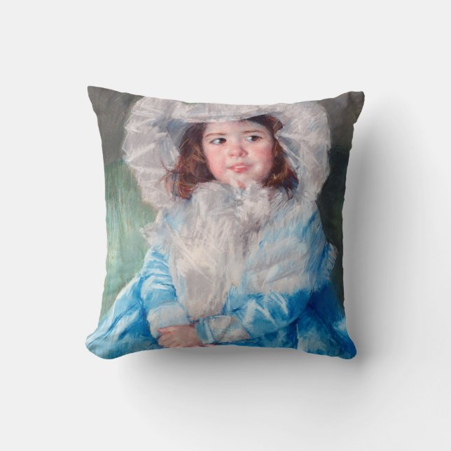 Margot i blåa, Mary Cassatt Kudde (Framsida)