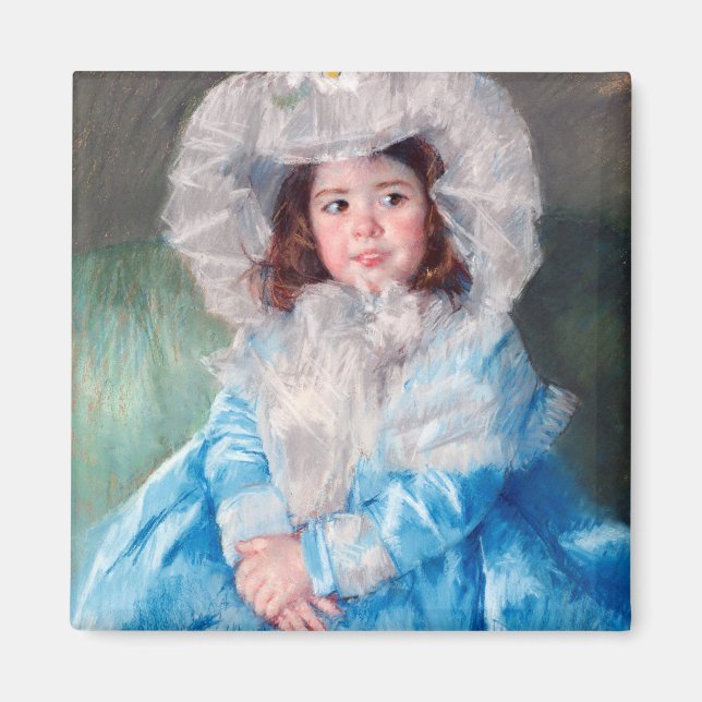 Margot i Blue, Mary Cassatt Magnet (Framsidan)