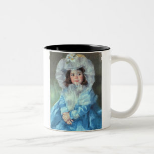Margot i Blue, Mary Cassatt Två-Tonad Mugg