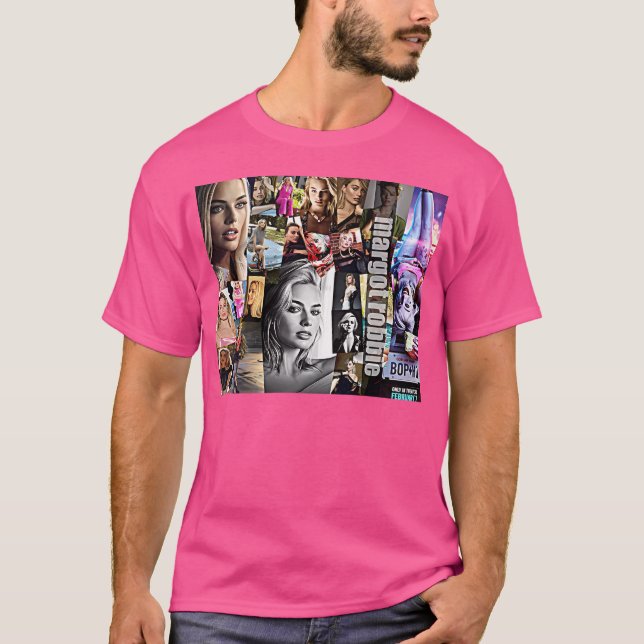 Margot Robbie Kids T Shirt (Framsida)