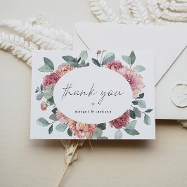 MARGOT Rustic Dusty Ro Blommigt Bohemian Tack Kort
