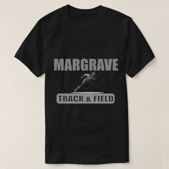 Margrave Track och Fält - Reacher sa inget ja T Shirt (Design framsida)