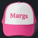Margs Margaritas Matchande Brudtärna Fest Gåva Keps<br><div class="desc">Margs och Vigsel Möhippa,  Grupphattar för Brudparty,  Lyxiga Brudtärnor Matchande Truckerhatt,  Maid of Honor Heders Matron, </div>