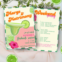 Margs & Matrimony Bachelorette Helg Itinerary