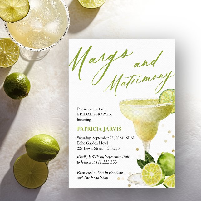 Margs & Matrimony Bröllopsdusch Inbjudningar (Skapare uppladdad)