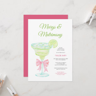 Margs & Matrimony Bröllopsfest Invitation Inbjudningar