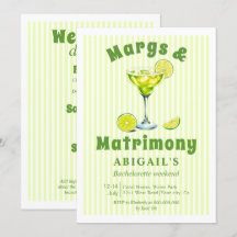Margs & Matrimony cocktail bachelorette helg