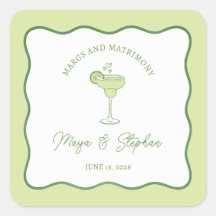 "Margs & Matrimony" Enkel Lime Margarita Bröllop