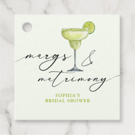 Margs & Matrimony Grön Lime Bröllopsdusch Gåvor Etiketter