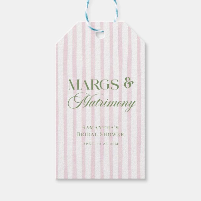 Margs & Matrimony Lime Margarita Möhippa Presentetikett (Framsidan)