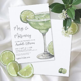 Margs & Matrimony Margarita Bridal Shower Inbjudningar