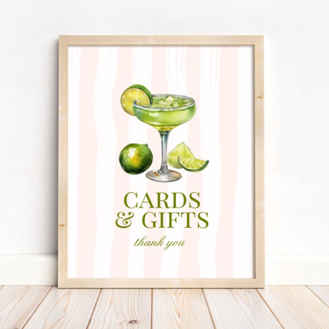 Margs & Matrimony Margarita Bröllopsfestskylt Poster (Skapare uppladdad)
