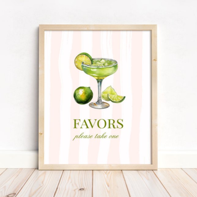 Margs & Matrimony Margarita Bröllopsfestskylt Poster (Skapare uppladdad)