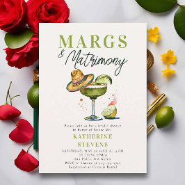 Margs Matrimony Margarita Cocktail Möhippa Inbjudningar