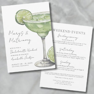 Margs & Matrimony Margarita Möhippa Fest Inbjudningar