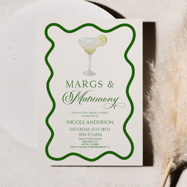 Margs & Matrimony Margarita Möhippa Inbjudningar (Skapare uppladdad)
