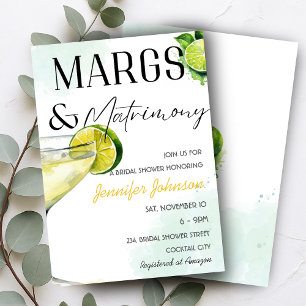 Margs & Matrimony Margarita Möhippa Inbjudningar