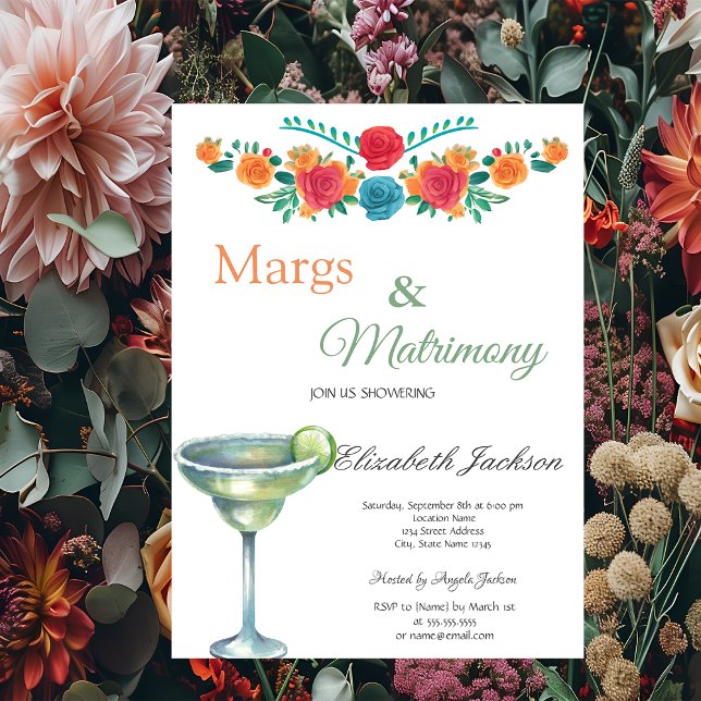 Margs & Matrimony Margarita Möhippa Inbjudningar (Skapare uppladdad)
