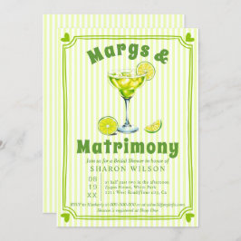Margs & Matrimony scribble gräns möhippa Inbjudningar
