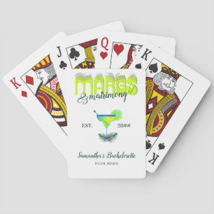Margs Matrimony Tequila Bröllopsdusch Möhippa Casinokort