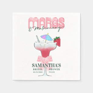 Margs Matrimony Tequila Bröllopsdusch Möhippa Pappersservett