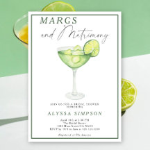 Margs och äktenskap Lime Margarita Bröllopsfest