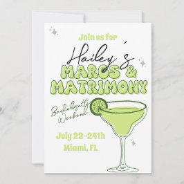 Margs och äktenskap möhippe inbjudan resplan