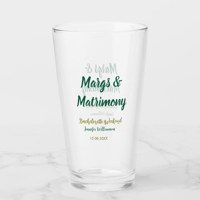 Margs och giftermål Lägg till namn datum möhippa Glaskopp (Framsida)
