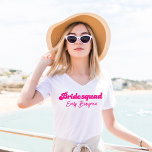 Margs och Matrimony bachelorette Party Bridesmaid T Shirt<br><div class="desc">Den här T-tröjan förklarar stolt din roll i möhippan och anger tonen för en fylld helg. med roligt och skratt</div>