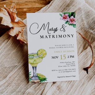 Margs och Matrimony Inbjudningskort för möhippan