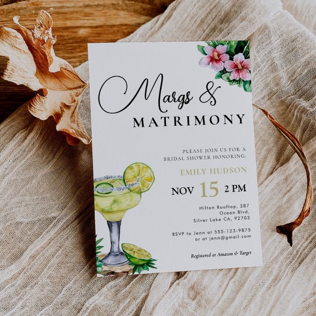 Margs och Matrimony Inbjudningskort för möhippan (Skapare uppladdad)