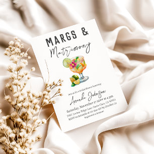 Margs och Matrimony Mexikanska fiesta-Möhippan Inbjudningar