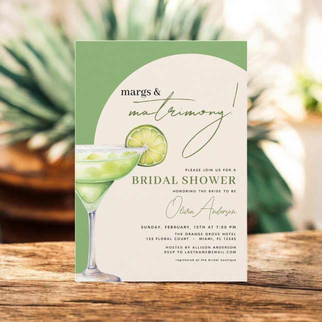 Margs och Matrimony Modern Möhippa Inbjudningar (Skapare uppladdad)
