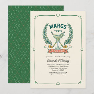Margs Tees & Matrimony Golf Bröllopsfest Inbjudningar