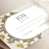 Marguerite Daisy Lavender Bröllop OSA Art nouveau