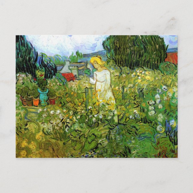 Marguerite Gachet i Garden av van Gogh Vykort (Framsida)
