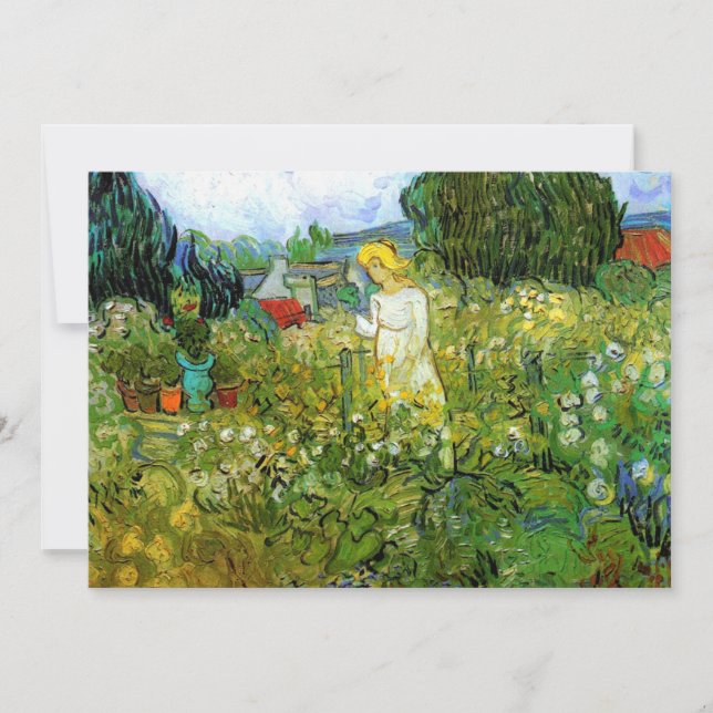 Marguerite Gachet i Garden av Vincent van Gogh (Framsida)