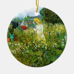 Marguerite Gachet i Garden av Vincent van Gogh Julgransprydnad Keramik
