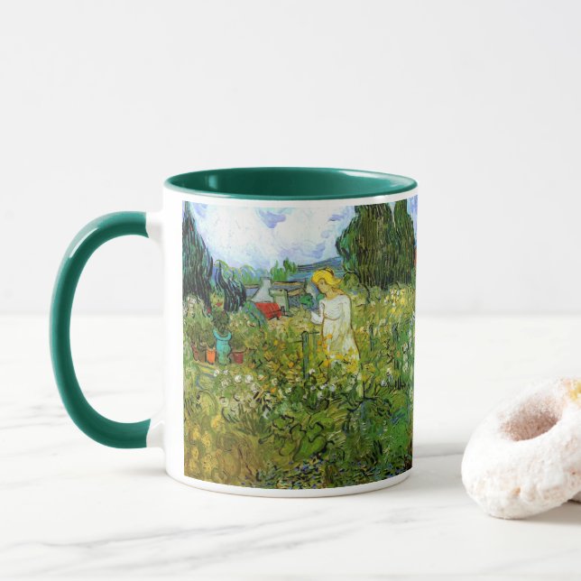 Marguerite Gachet i Garden av Vincent van Gogh Mugg (Med munk)
