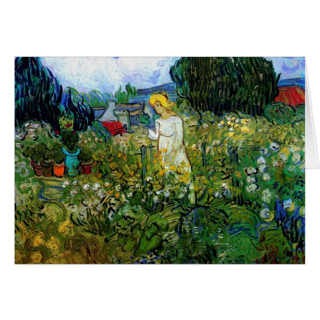 Marguerite Gachet i Garden Van Gogh Fine Art OBS Kort (Framsidan Horizontal)