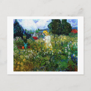 Marguerite Gachet i Garden Van Gogh Fine Art Vykort